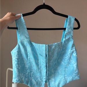 Princess Polly x Delaney Childs Sky Blue Corset